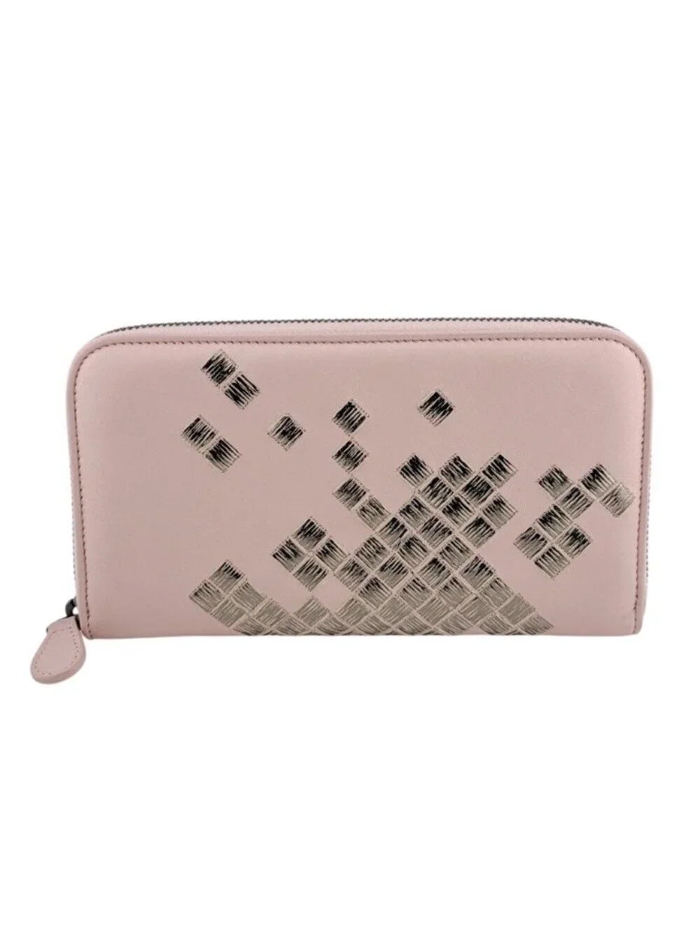 Bottega Veneta Zip Around Intrecciato Wallet